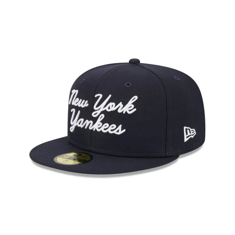New York Yankees Fairway Script 59FIFTY Fitted Hat sold by New Era