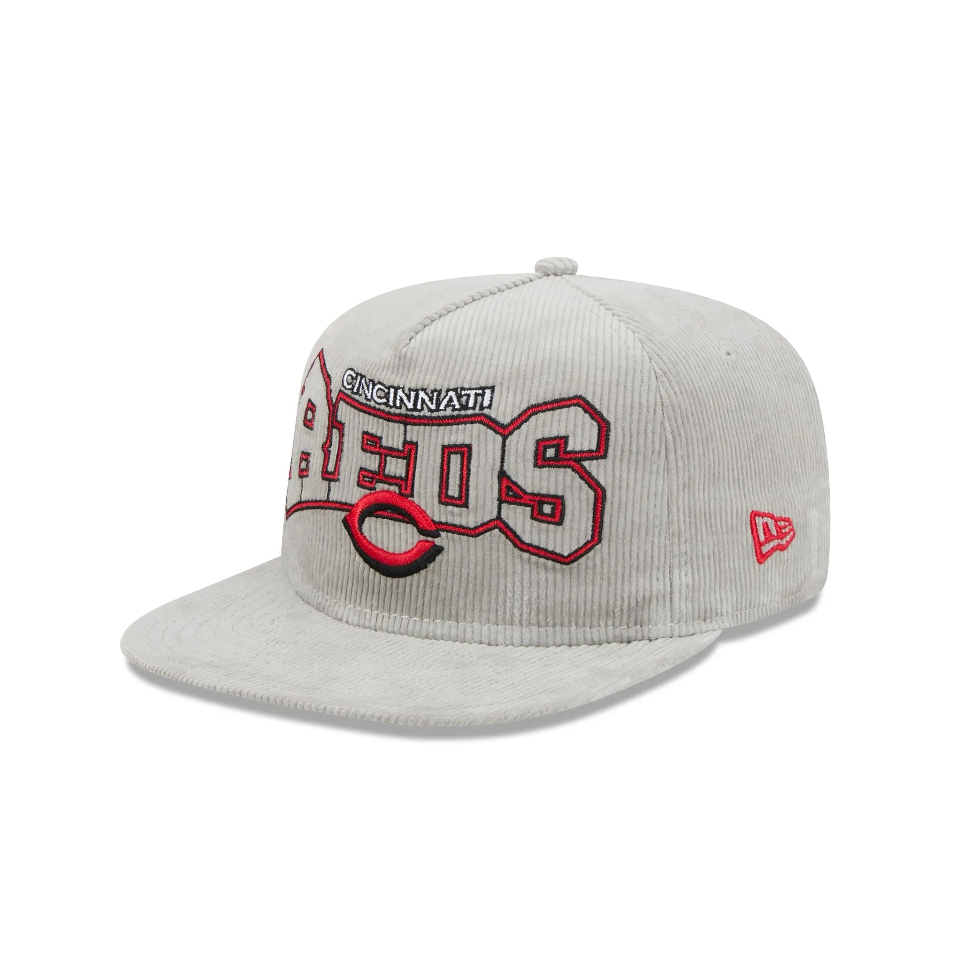 Cincinnati Reds Gray Cord Golfer Hat sold by New Era