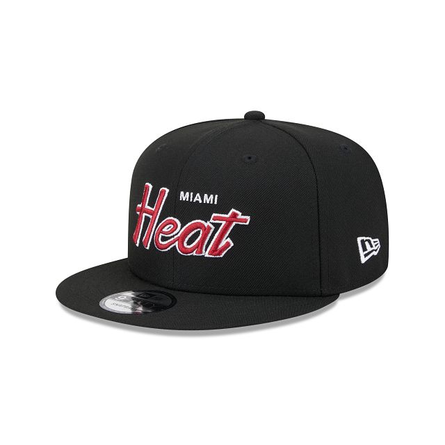 Miami Heat Script 9FIFTY Snapback Hat sold by New Era product image thumbnail 3