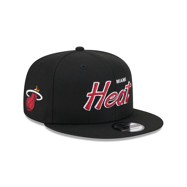 Miami Heat Script 9FIFTY Snapback Hat sold by New Era