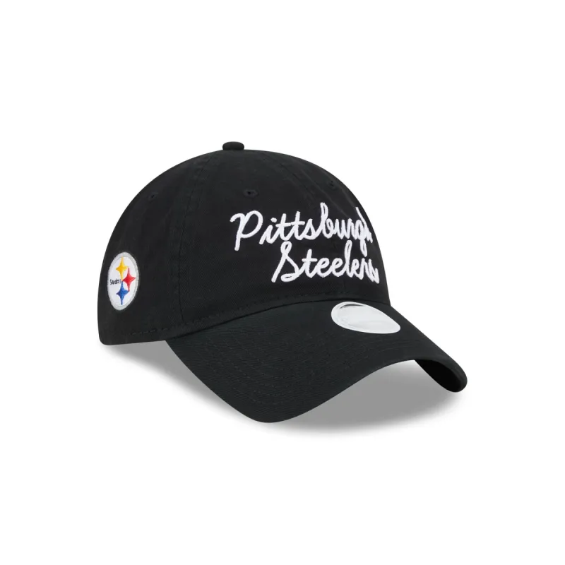 Pittsburgh Steelers Throwback Women's 9TWENTY Adjustable Hat sold by New Era