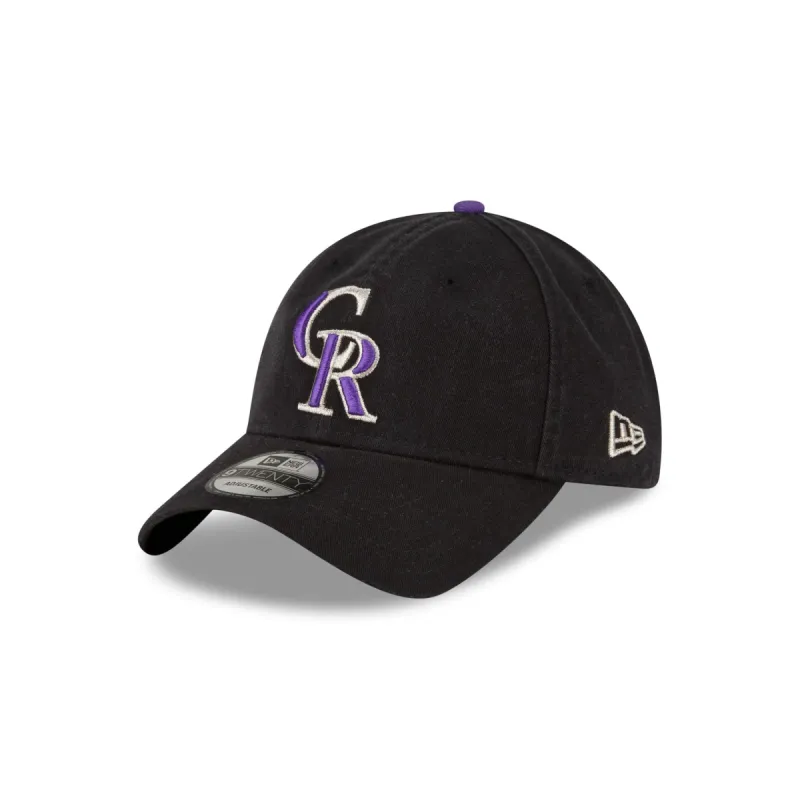 Colorado Rockies Core Classic Replica Game 9TWENTY Adjustable Hat sold by New Era