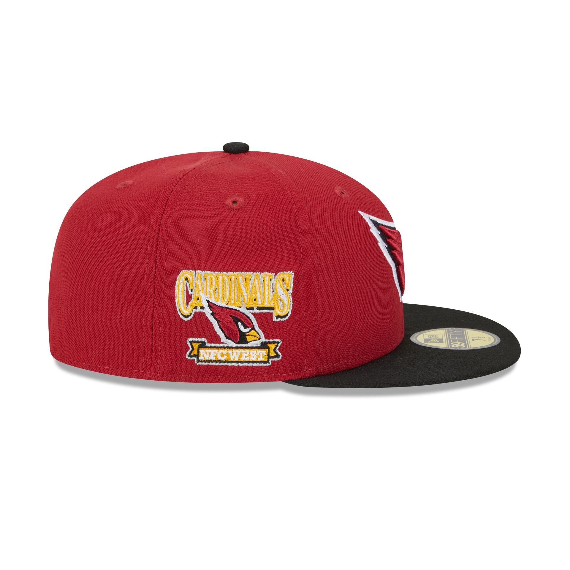 Arizona Cardinals Throwback Hidden 59FIFTY Fitted Hat sold by New Era product image thumbnail 4