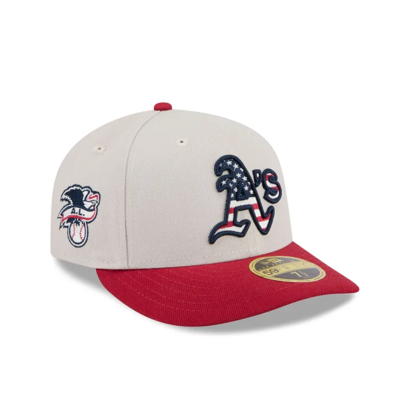 Oakland Athletics Independence Day 2024 Low Profile 59FIFTY Fitted Hat sold by New Era