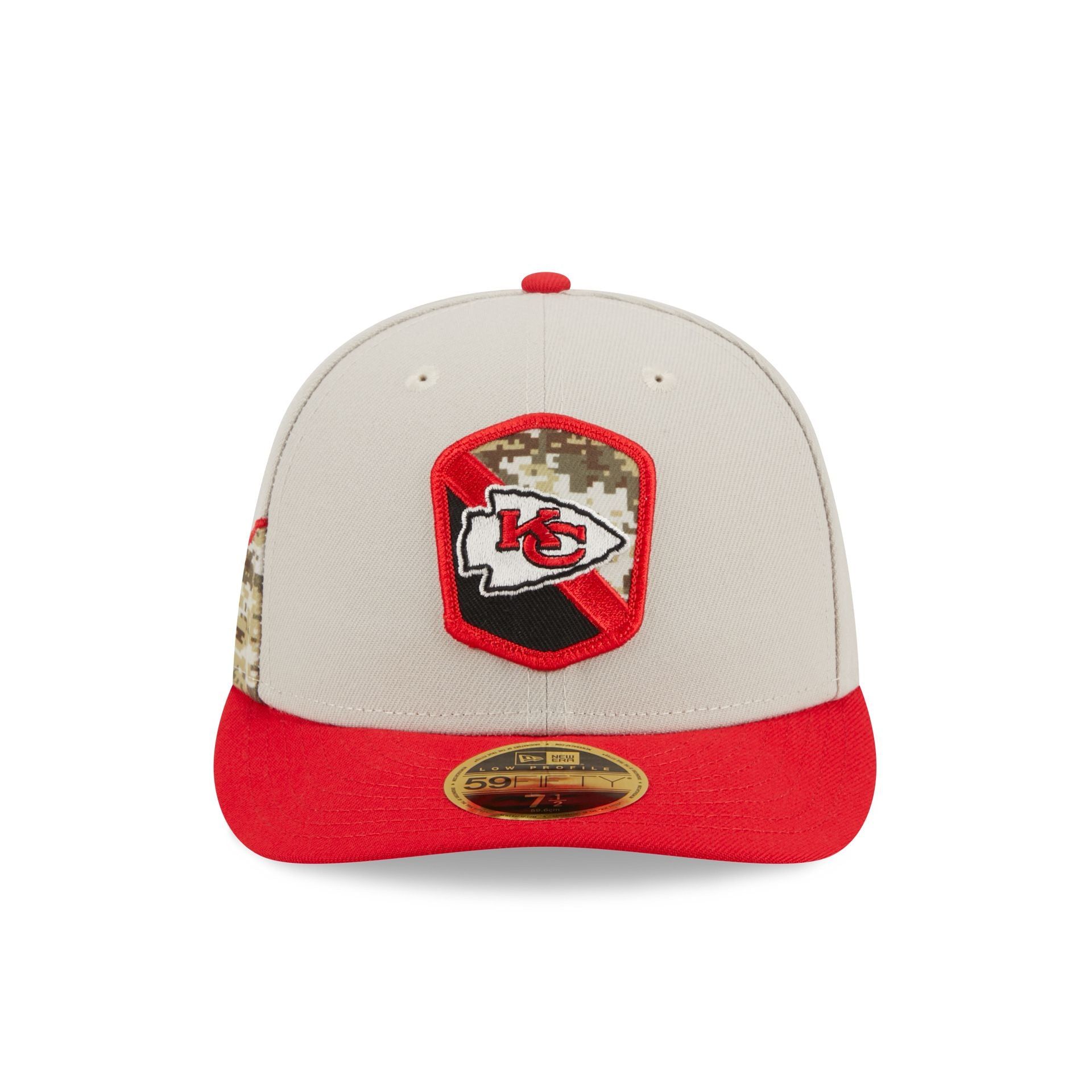 Kansas City Chiefs 2023 Salute to Service Low Profile 59FIFTY Fitted Hat sold by New Era product image thumbnail 2