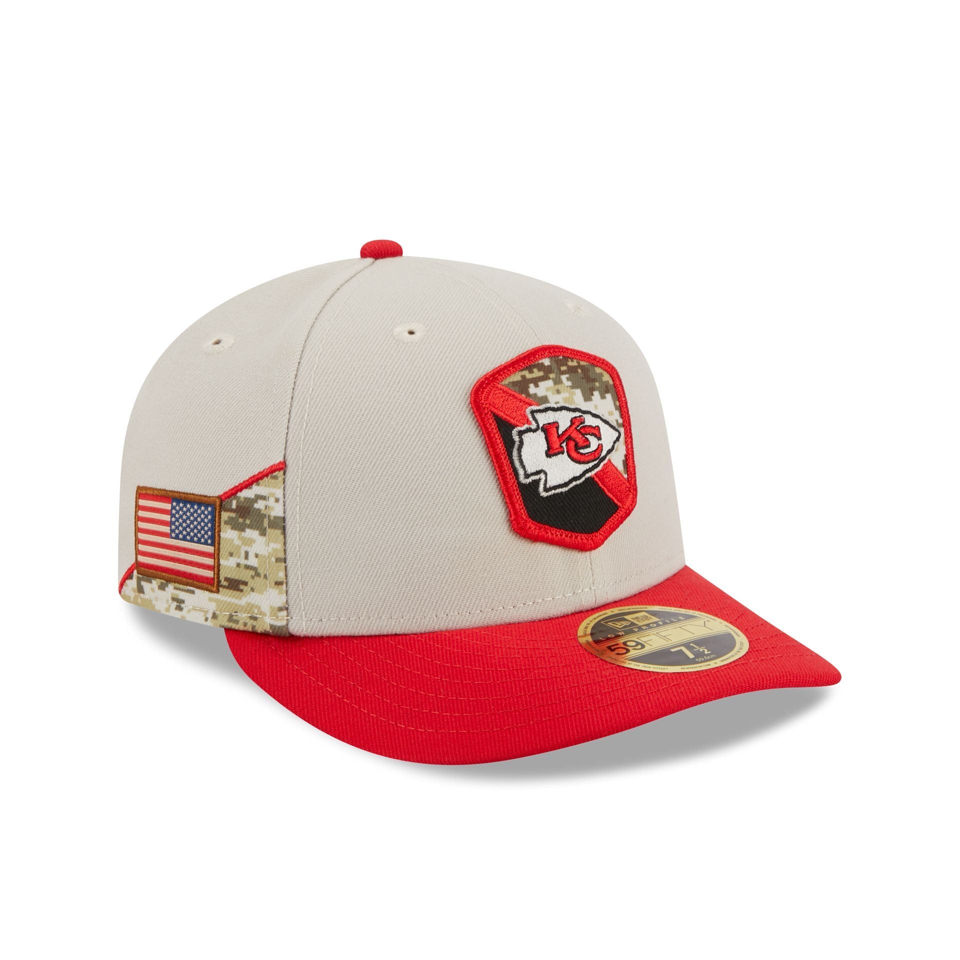 Kansas City Chiefs 2023 Salute to Service Low Profile 59FIFTY Fitted Hat sold by New Era