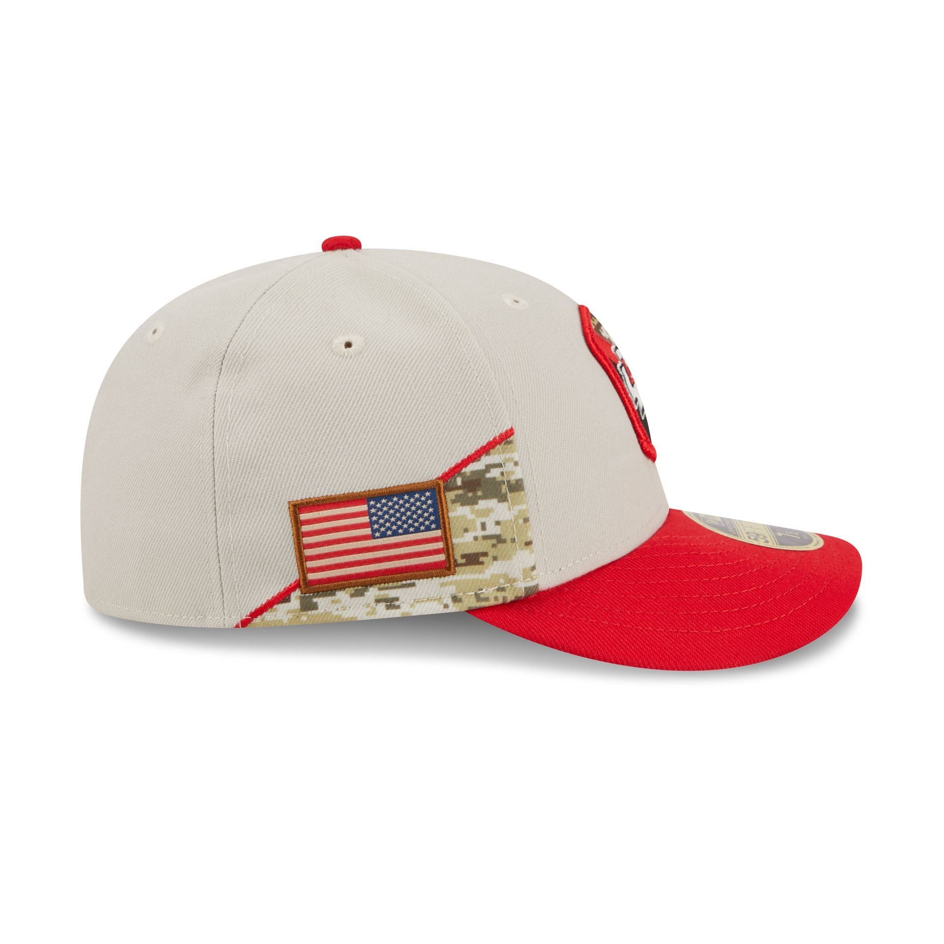 Kansas City Chiefs 2023 Salute to Service Low Profile 59FIFTY Fitted Hat sold by New Era product image thumbnail 4