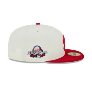 St. Louis Cardinals Throwback White 59FIFTY Fitted Hat sold by New Era