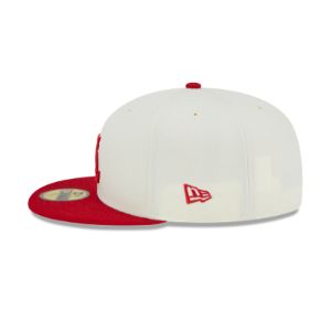 St. Louis Cardinals Throwback White 59FIFTY Fitted Hat sold by New Era