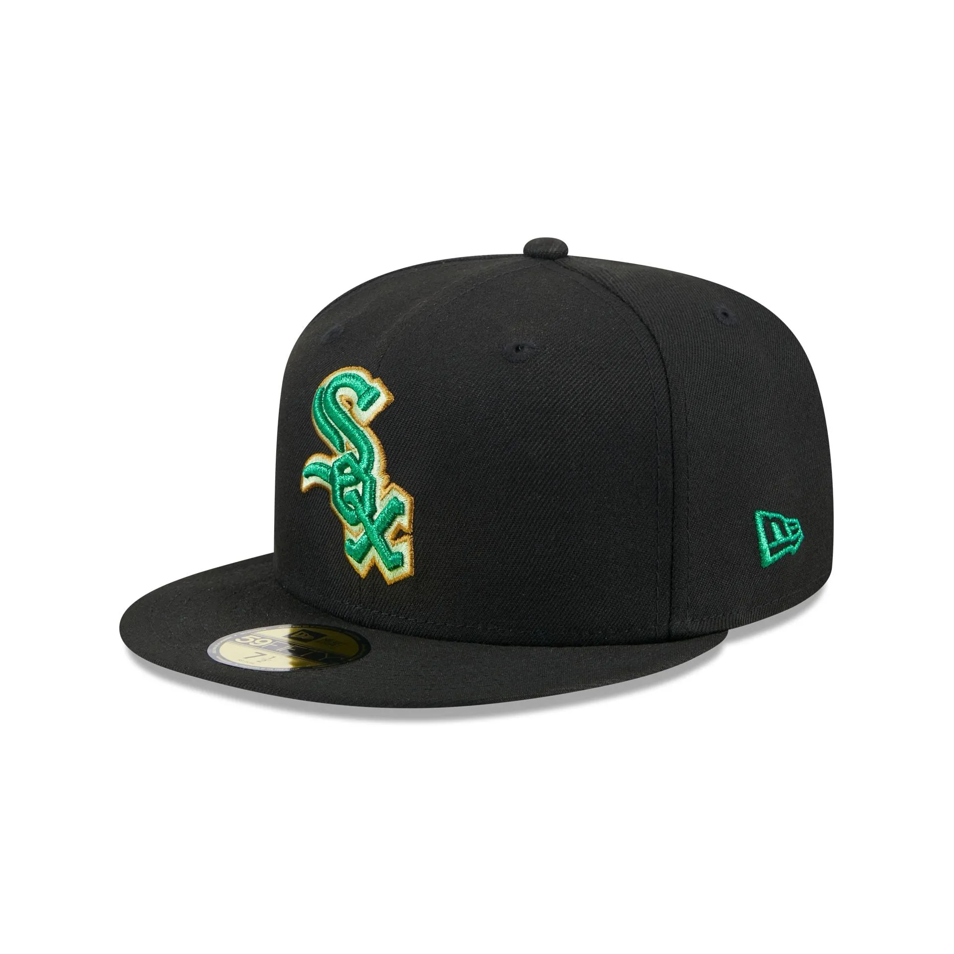 Chicago White Sox Metallic Green Pop 59FIFTY Fitted Hat sold by New Era product image thumbnail 3