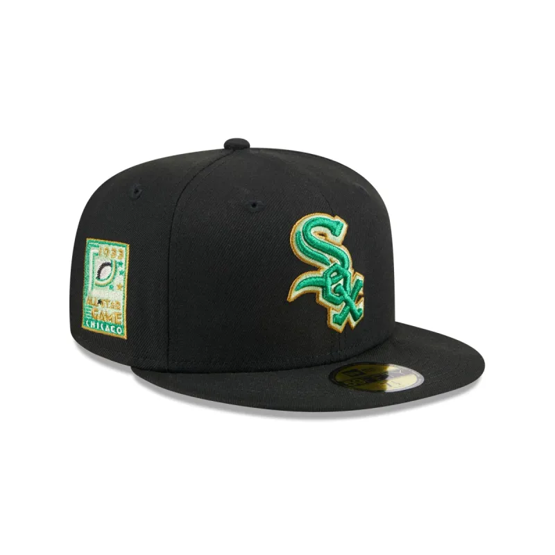 Chicago White Sox Metallic Green Pop 59FIFTY Fitted Hat sold by New Era