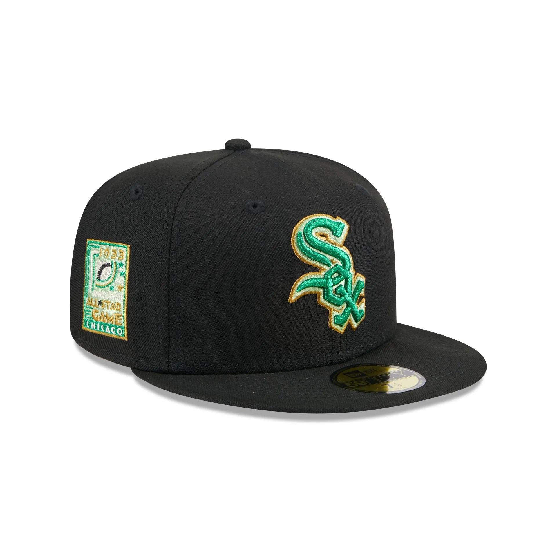 Chicago White Sox Metallic Green Pop 59FIFTY Fitted Hat sold by New Era
