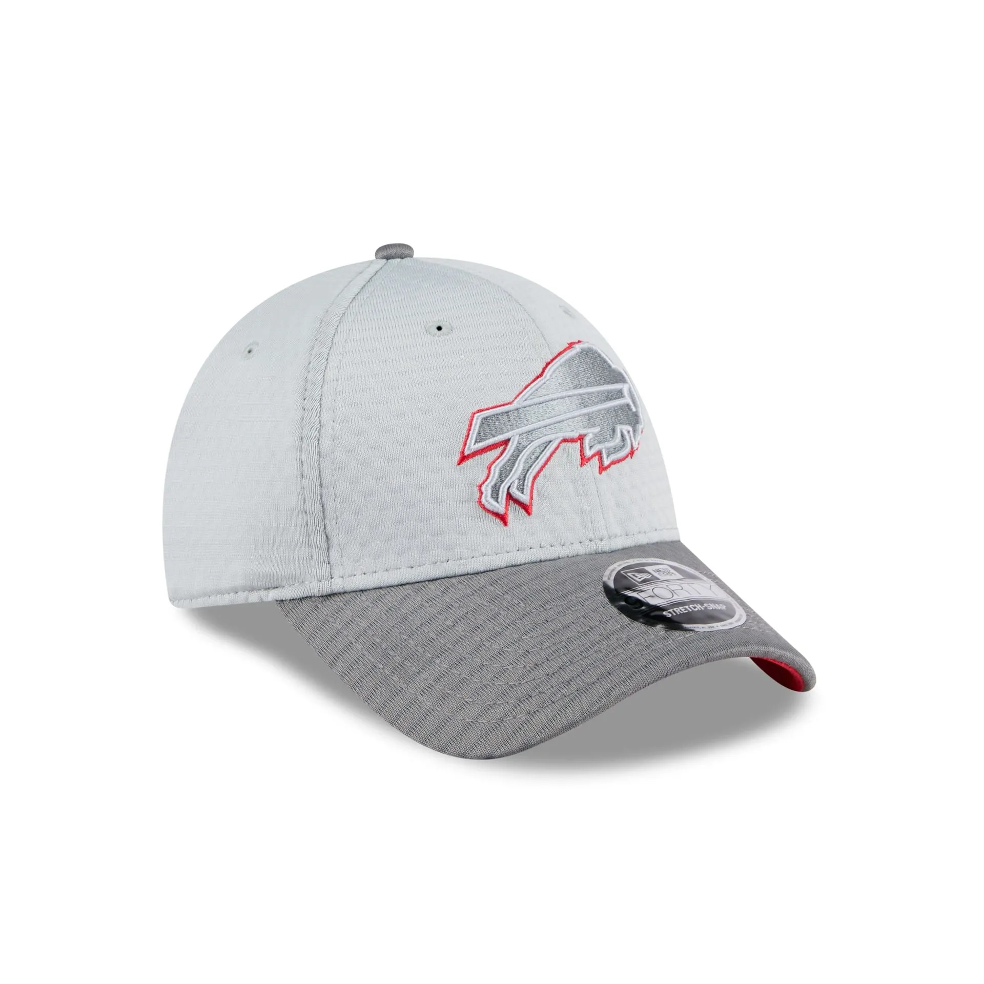 Buffalo Bills 2024 Training Gray 9FORTY Stretch-Snap Hat sold by New Era product image thumbnail 3