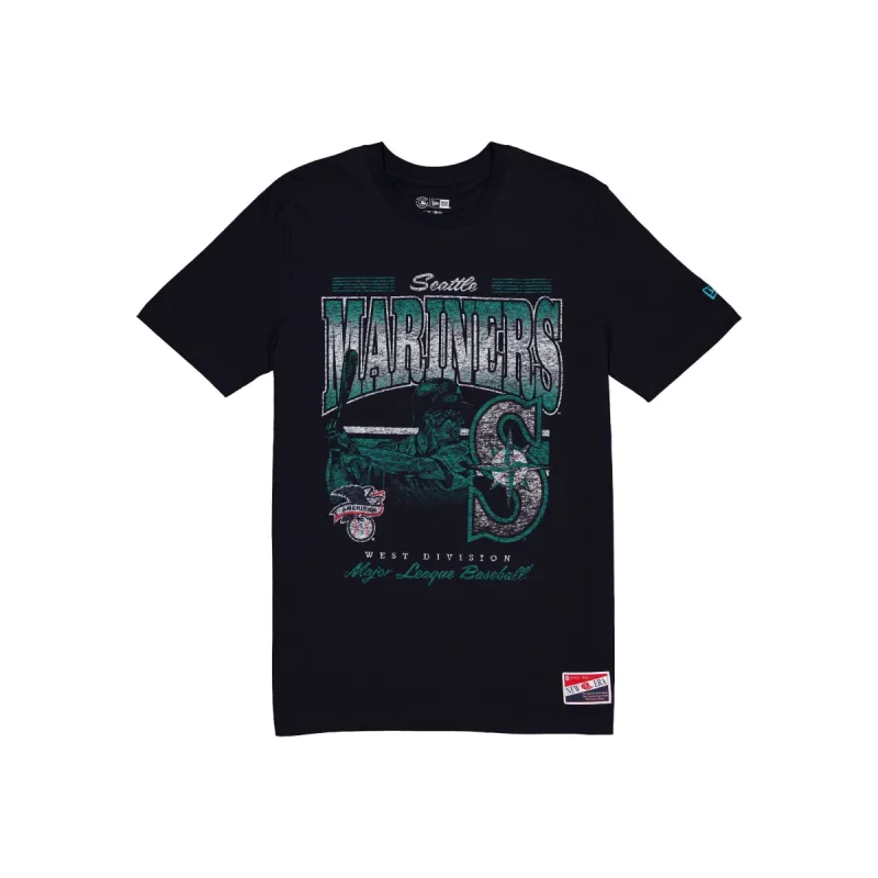 Seattle Mariners Throwback Distress T-Shirt sold by New Era