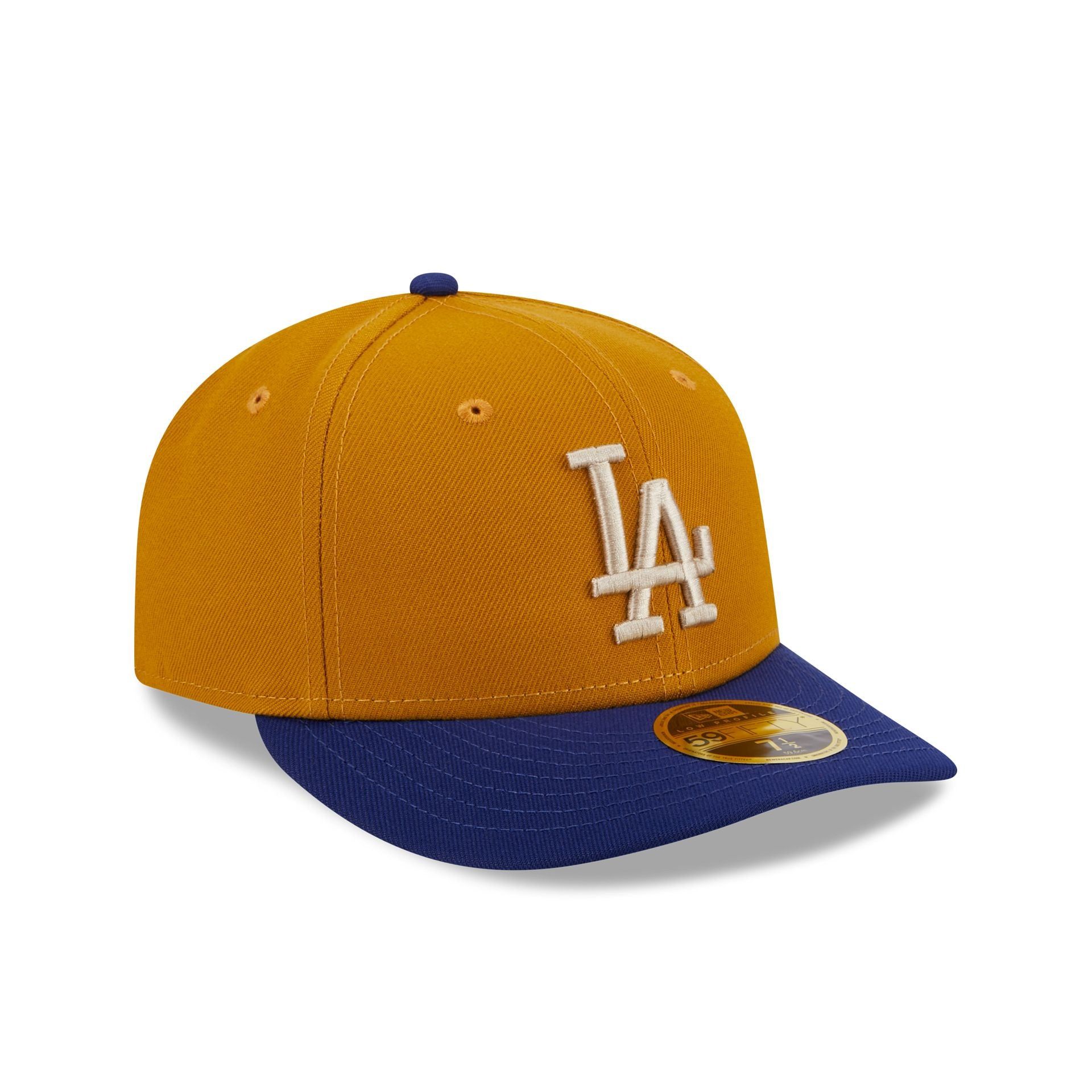 Los Angeles Dodgers Vintage Gold Low Profile 59FIFTY Fitted Hat sold by New Era product image thumbnail 3