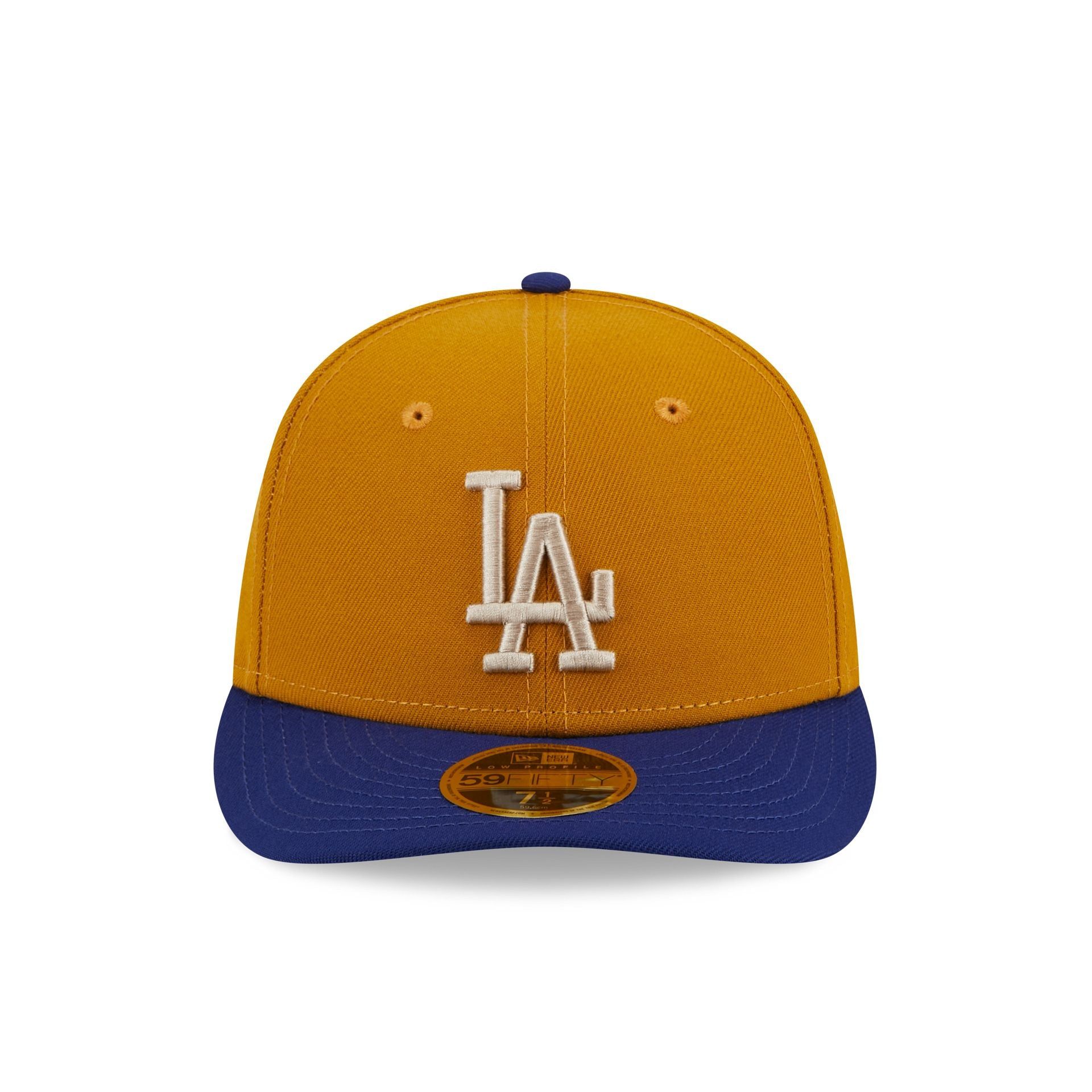 Los Angeles Dodgers Vintage Gold Low Profile 59FIFTY Fitted Hat sold by New Era product image thumbnail 2