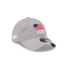 Team USA Rowing Gray 9TWENTY Adjustable Hat sold by New Era