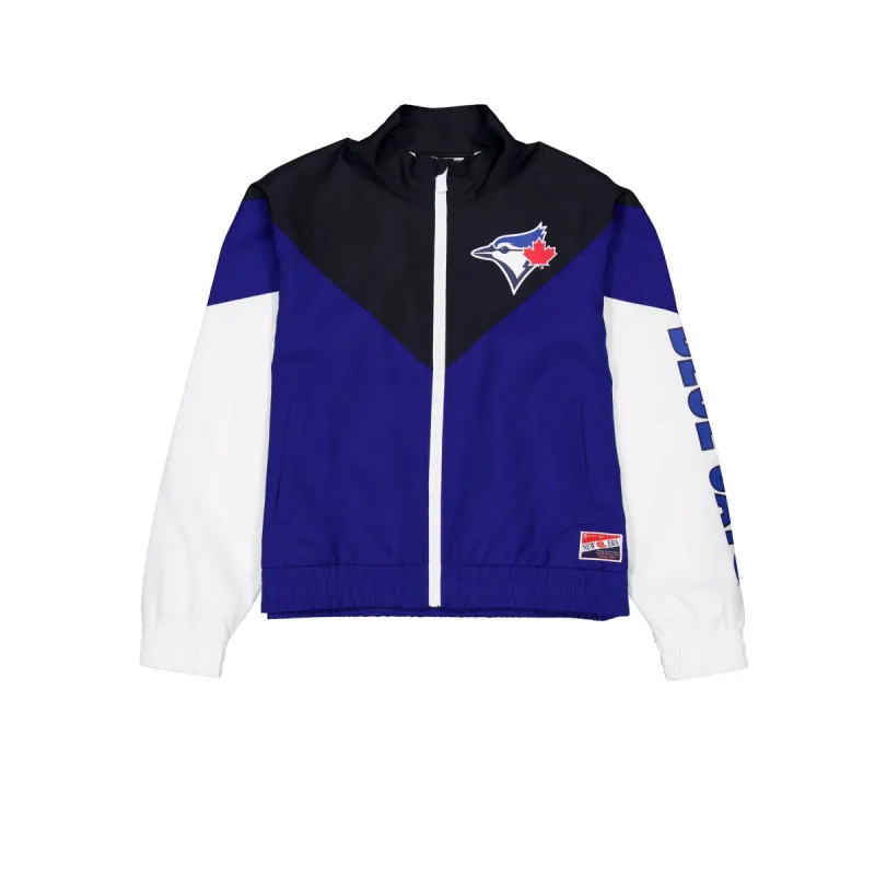 Toronto Blue Jays Throwback Women's Windbreaker sold by New Era