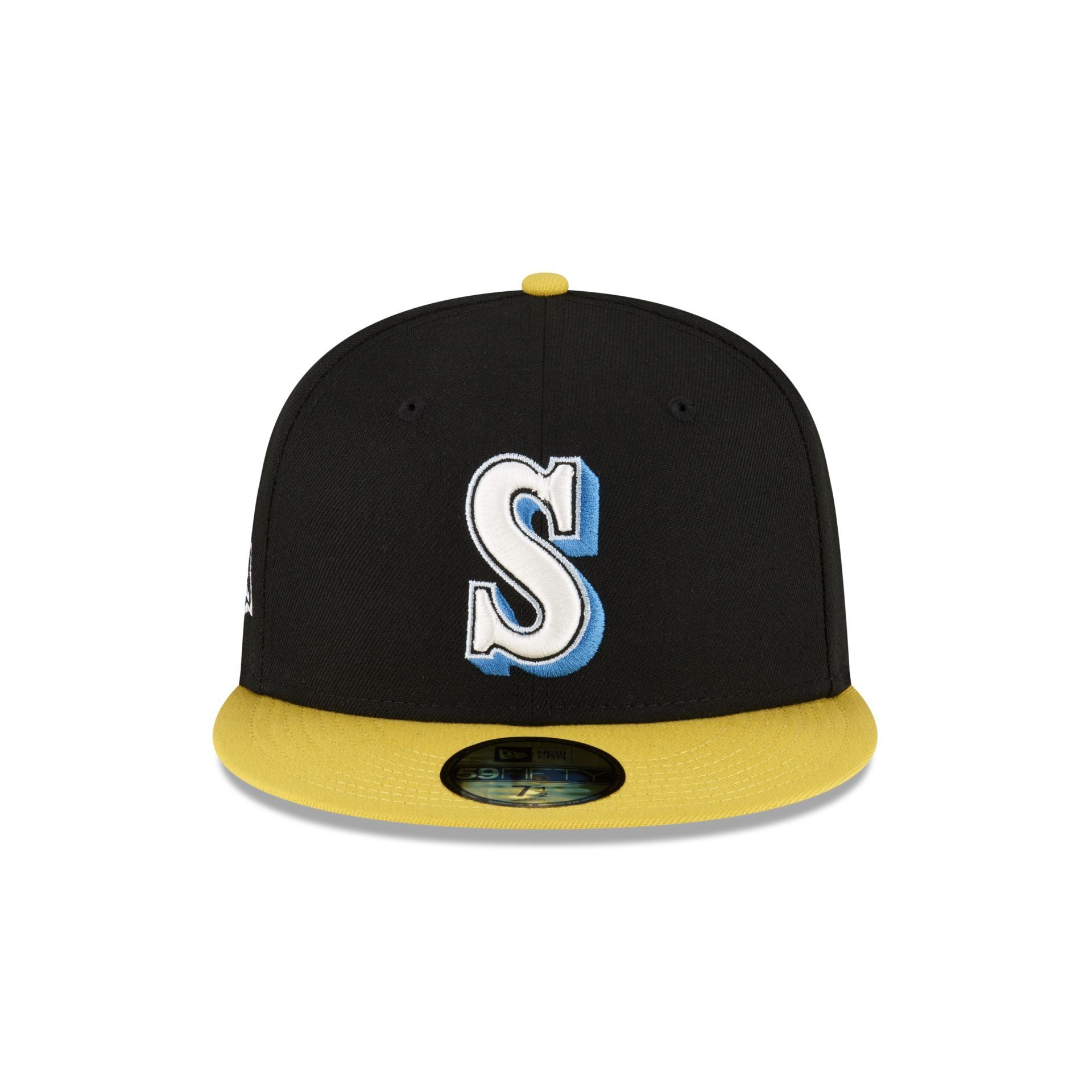Seattle Mariners Chartreuse Visor 59FIFTY Fitted Hat sold by New Era product image thumbnail 2
