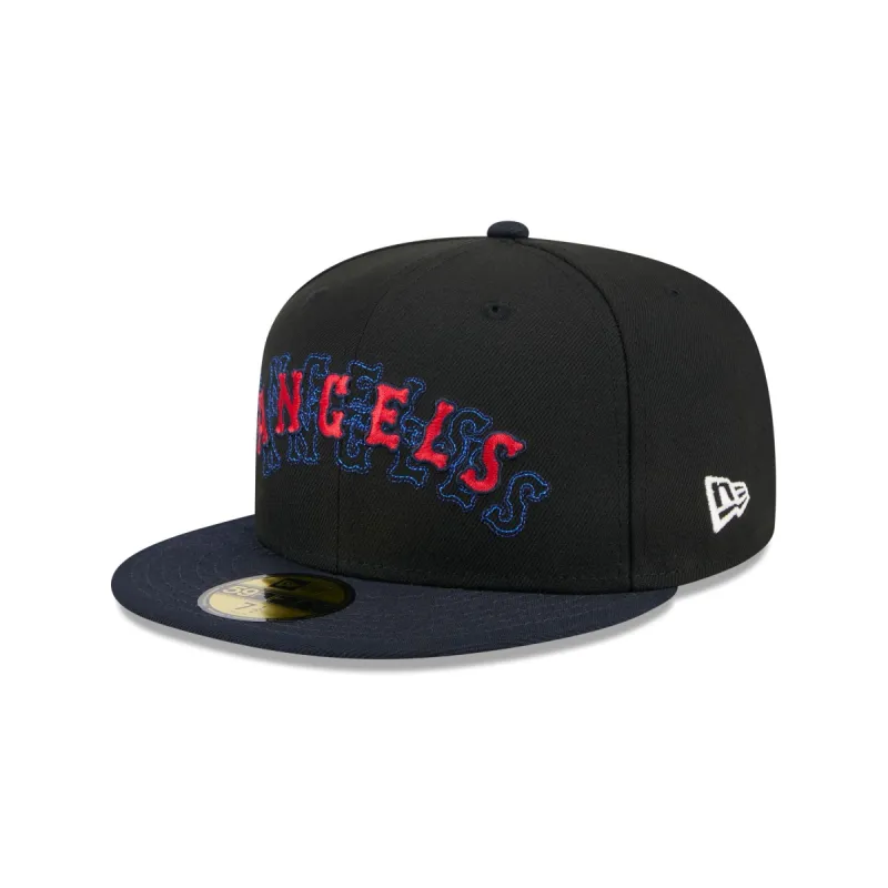 Los Angeles Angels Shadow Stitch 59FIFTY Fitted Hat sold by New Era