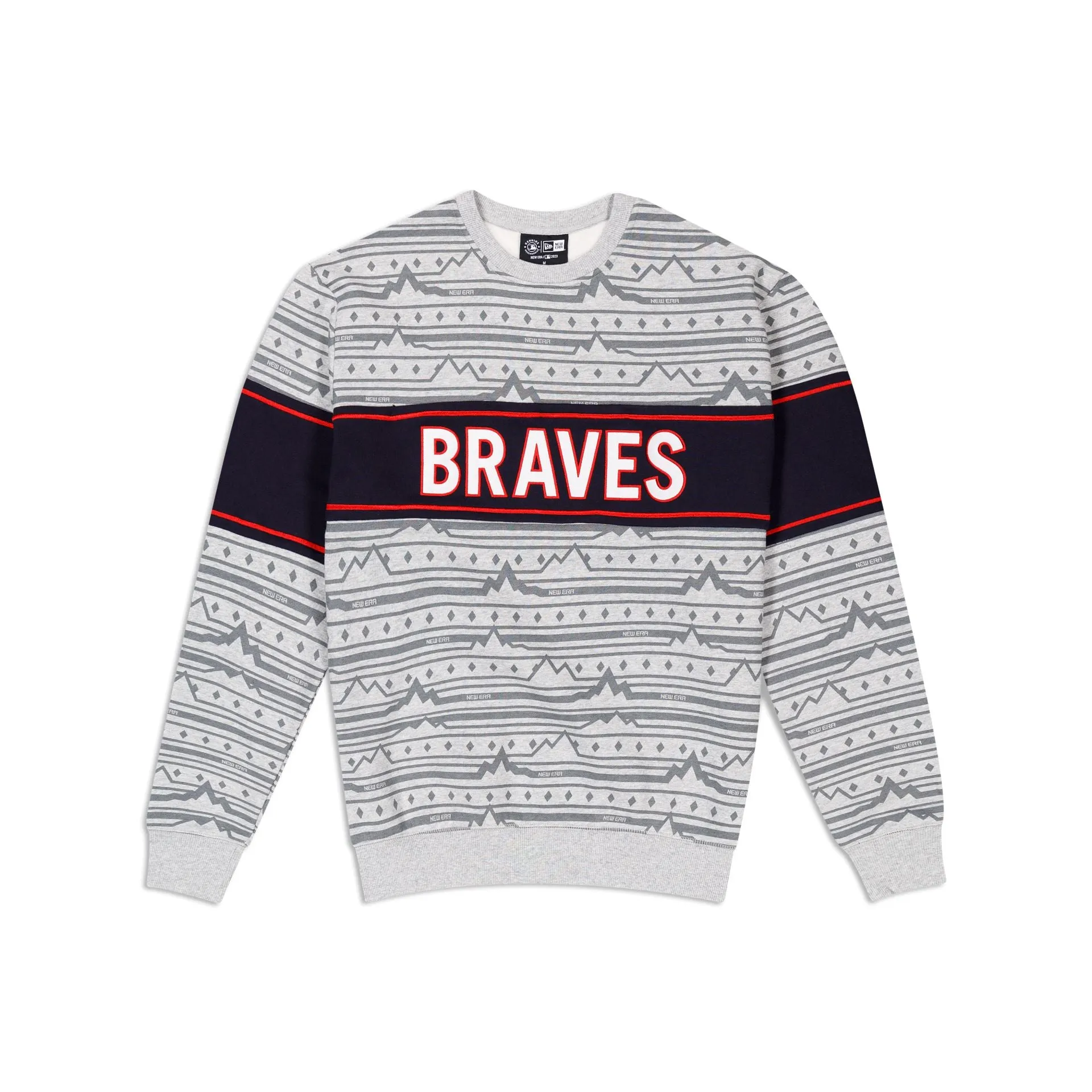 Atlanta Braves Lift Pass Crewneck sold by New Era