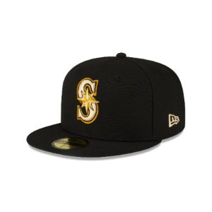 Seattle Mariners Slate 59FIFTY Fitted Hat sold by New Era