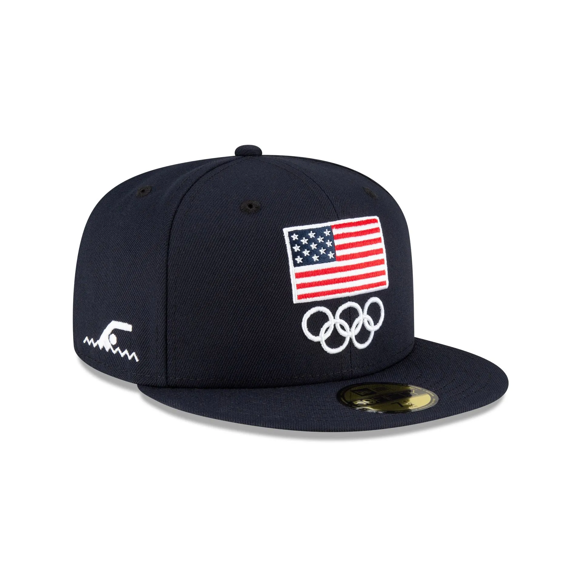 Team USA Swimming Navy 59FIFTY Fitted Hat sold by New Era
