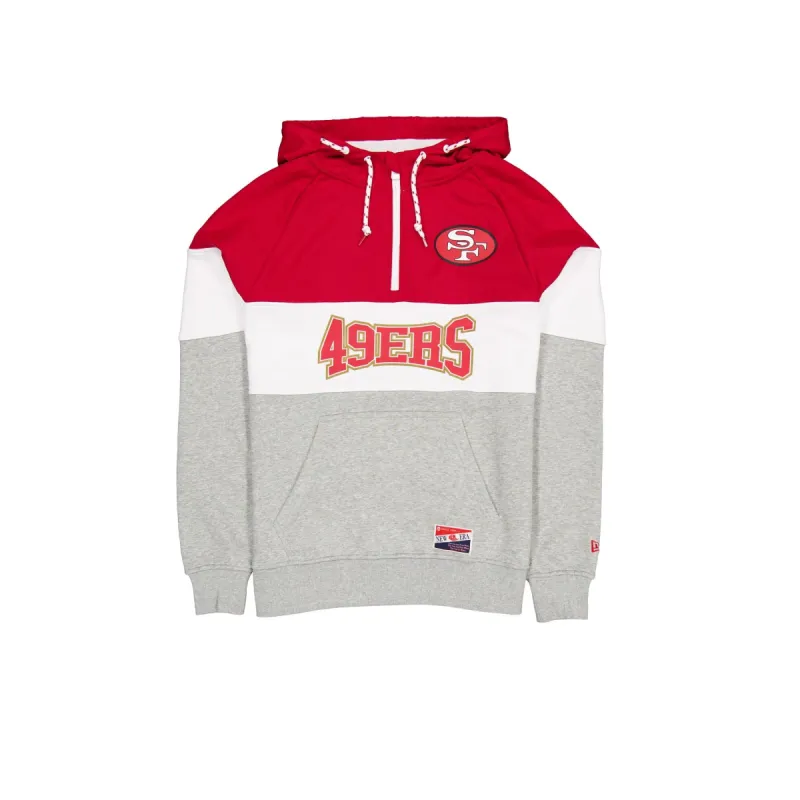 San Francisco 49ers Throwback Color Block Hoodie sold by New Era