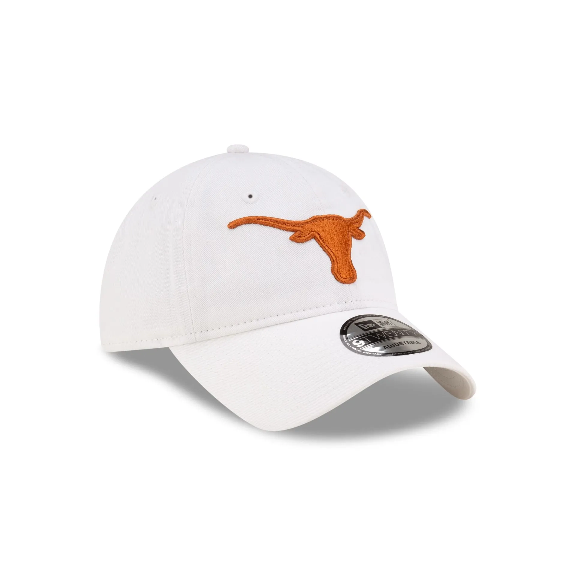 Texas Longhorns White 9TWENTY Adjustable Hat sold by New Era product image thumbnail 3