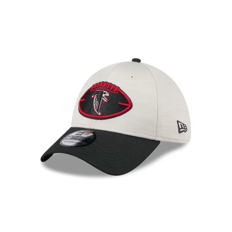 Atlanta Falcons 2024 Historic Sideline 39THIRTY Stretch Fit Hat sold by New Era
