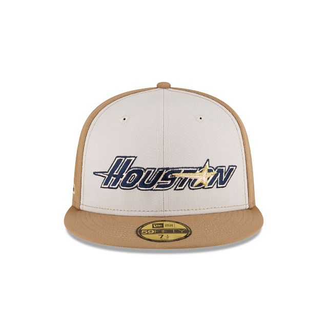 Just Caps Khaki Houston Astros 59FIFTY Fitted Hat sold by New Era product image thumbnail 2