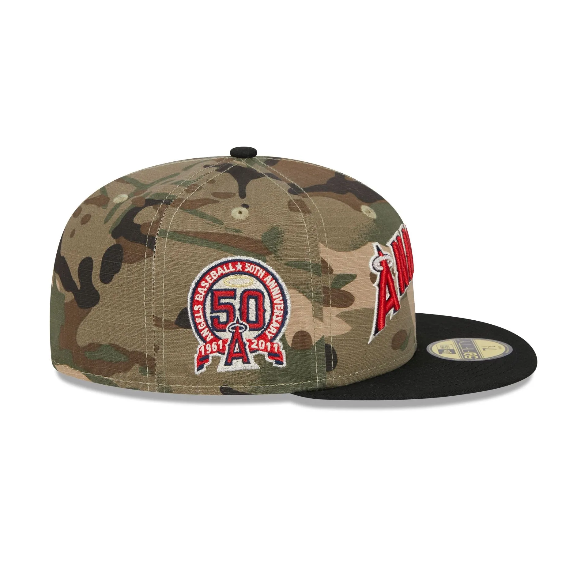 Los Angeles Angels Camo Crown 59FIFTY Fitted Hat sold by New Era product image thumbnail 4
