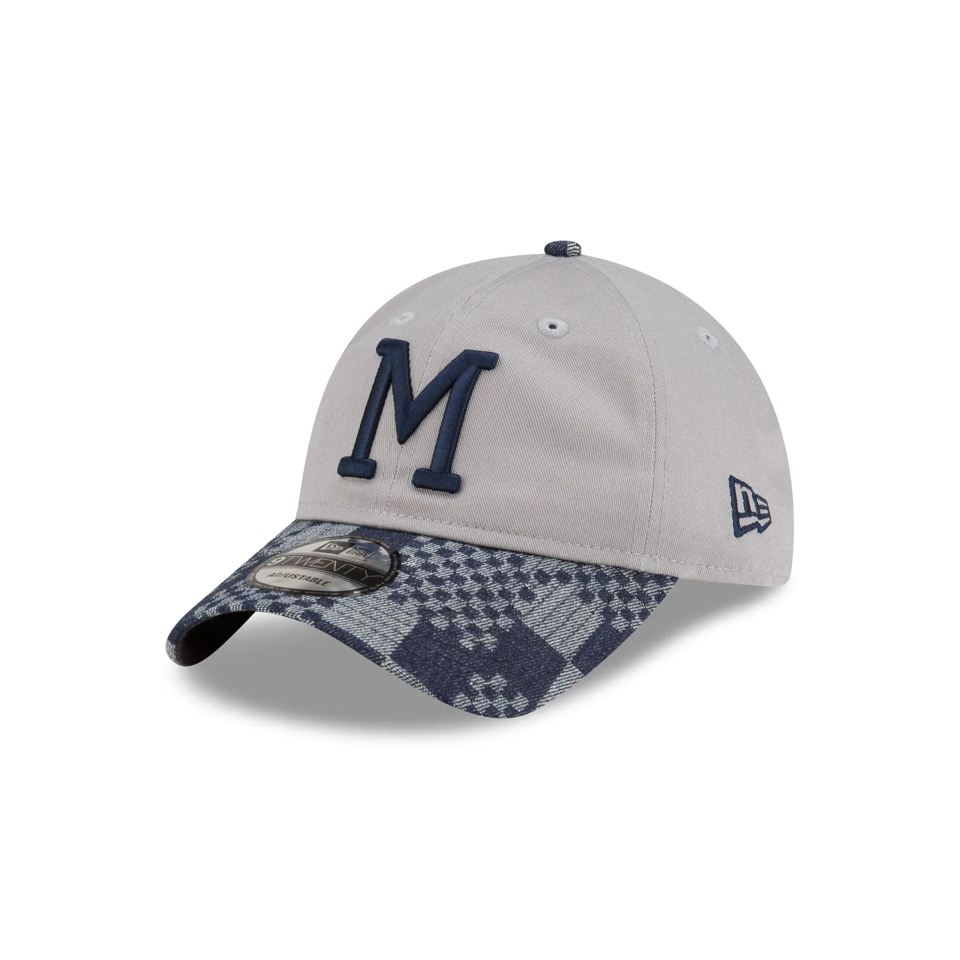 Milwaukee Brewers Pattern Denim 9TWENTY Adjustable Hat sold by New Era