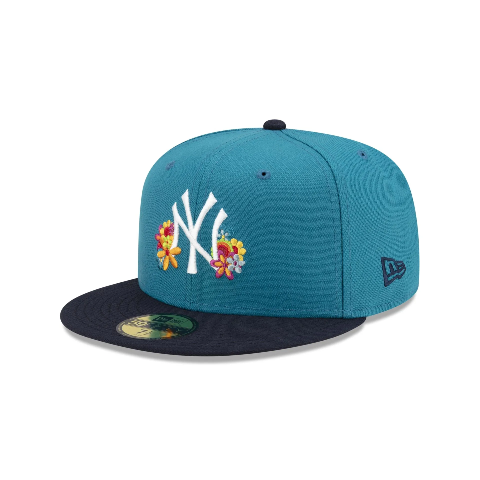 Just Caps Flower Power New York Yankees 59FIFTY Fitted Hat sold by New Era product image thumbnail 3