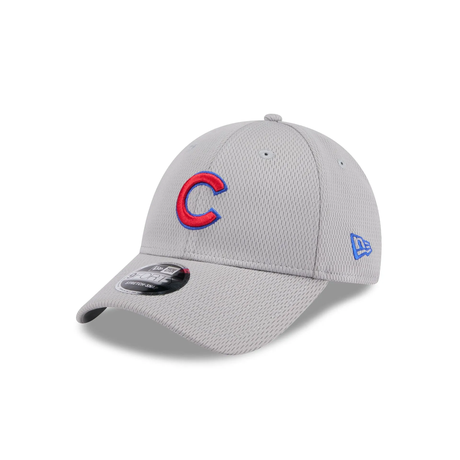 Chicago Cubs Gray 9FORTY Stretch-Snap Hat sold by New Era