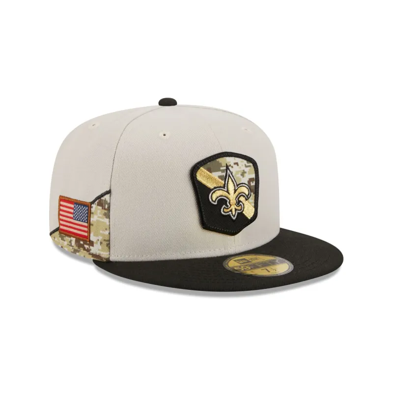 New Orleans Saints 2023 Salute to Service 59FIFTY Fitted Hat sold by New Era
