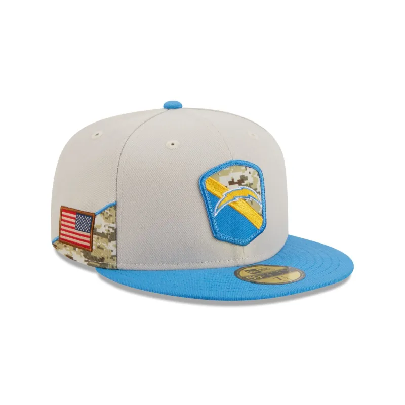 Los Angeles Chargers 2023 Salute to Service 59FIFTY Fitted Hat sold by New Era