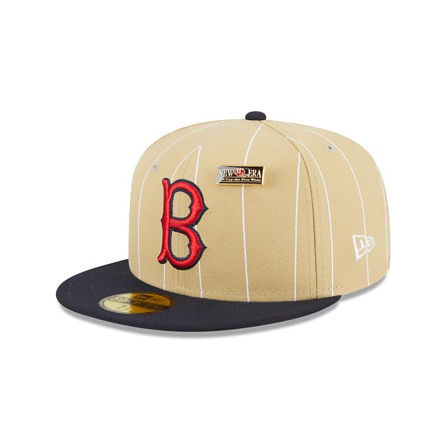Boston Red Sox Pinstripe 59FIFTY Fitted Hat sold by New Era product image thumbnail 3
