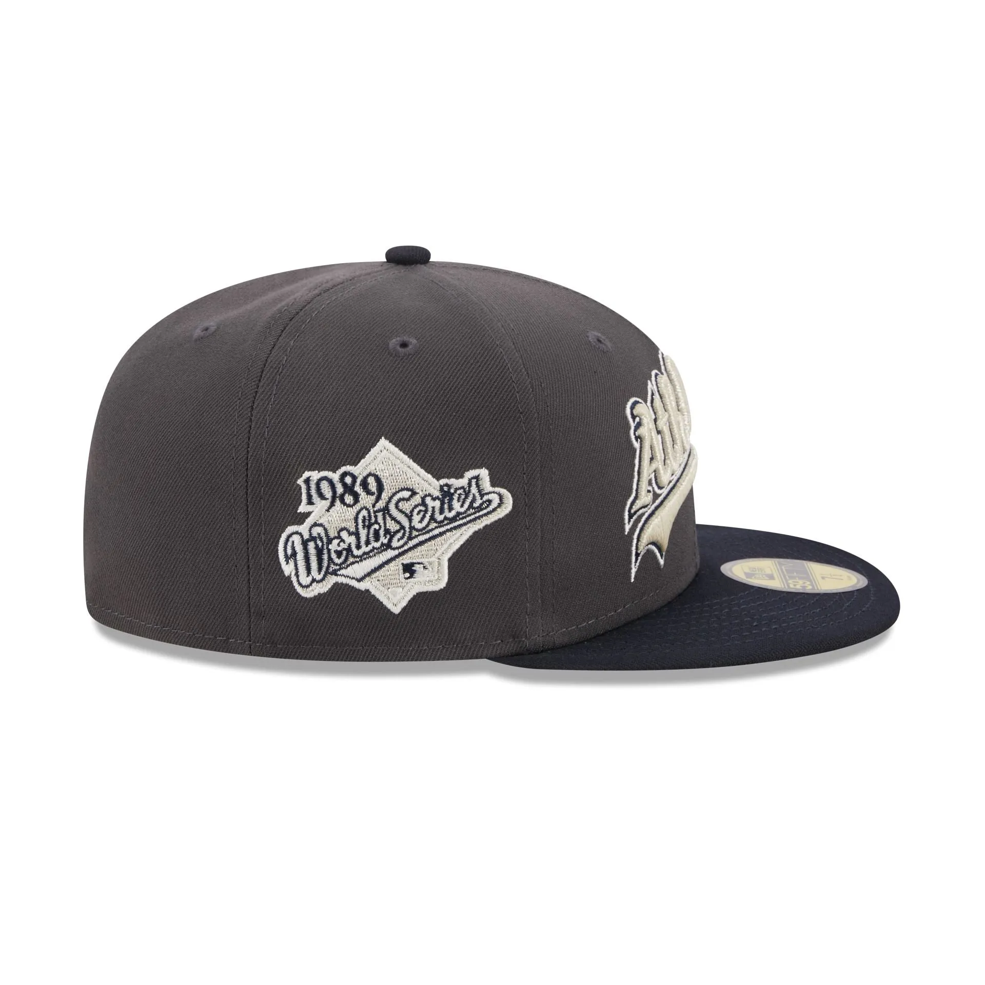 Oakland Athletics Graphite Crown 59FIFTY Fitted Hat sold by New Era product image thumbnail 4
