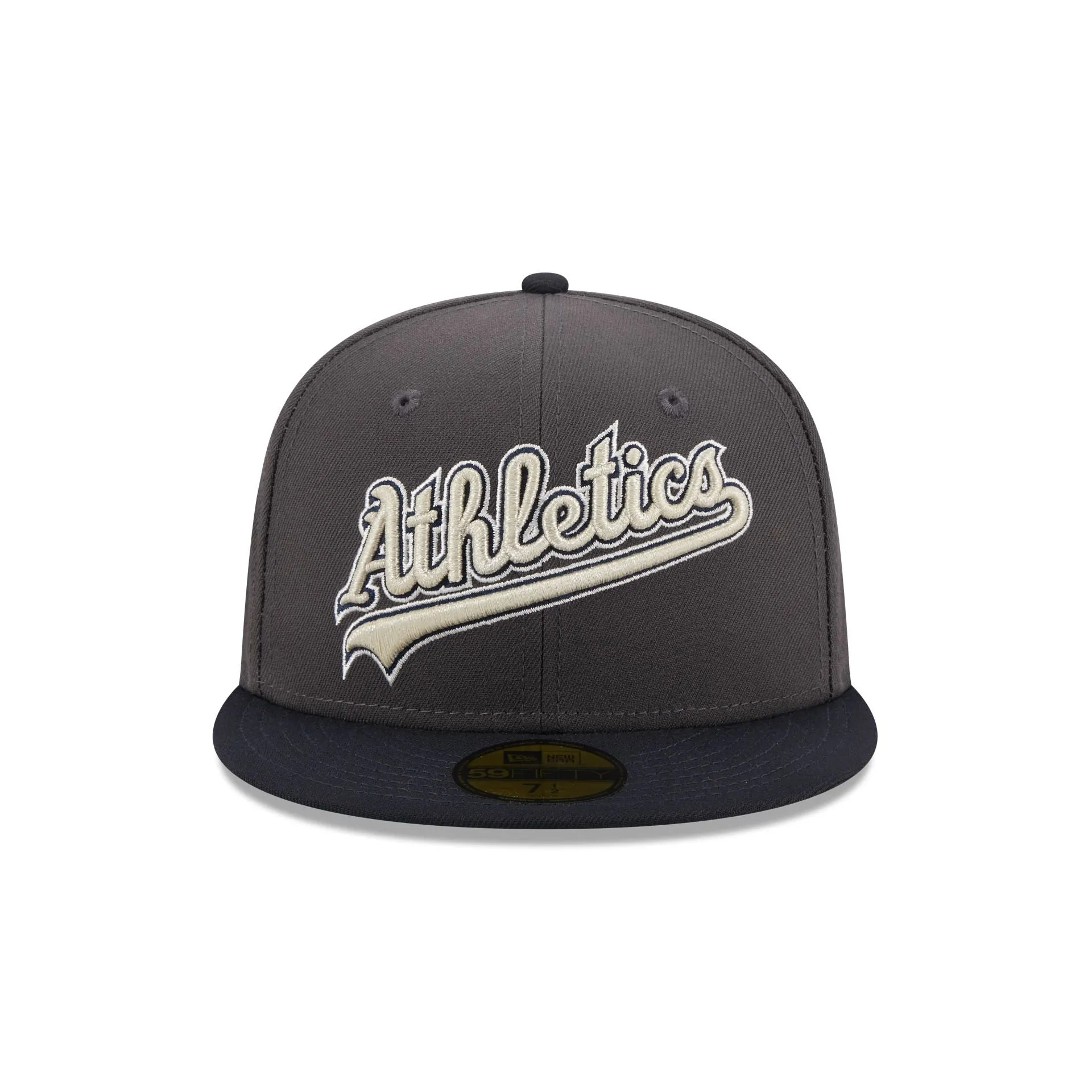 Oakland Athletics Graphite Crown 59FIFTY Fitted Hat sold by New Era product image thumbnail 2