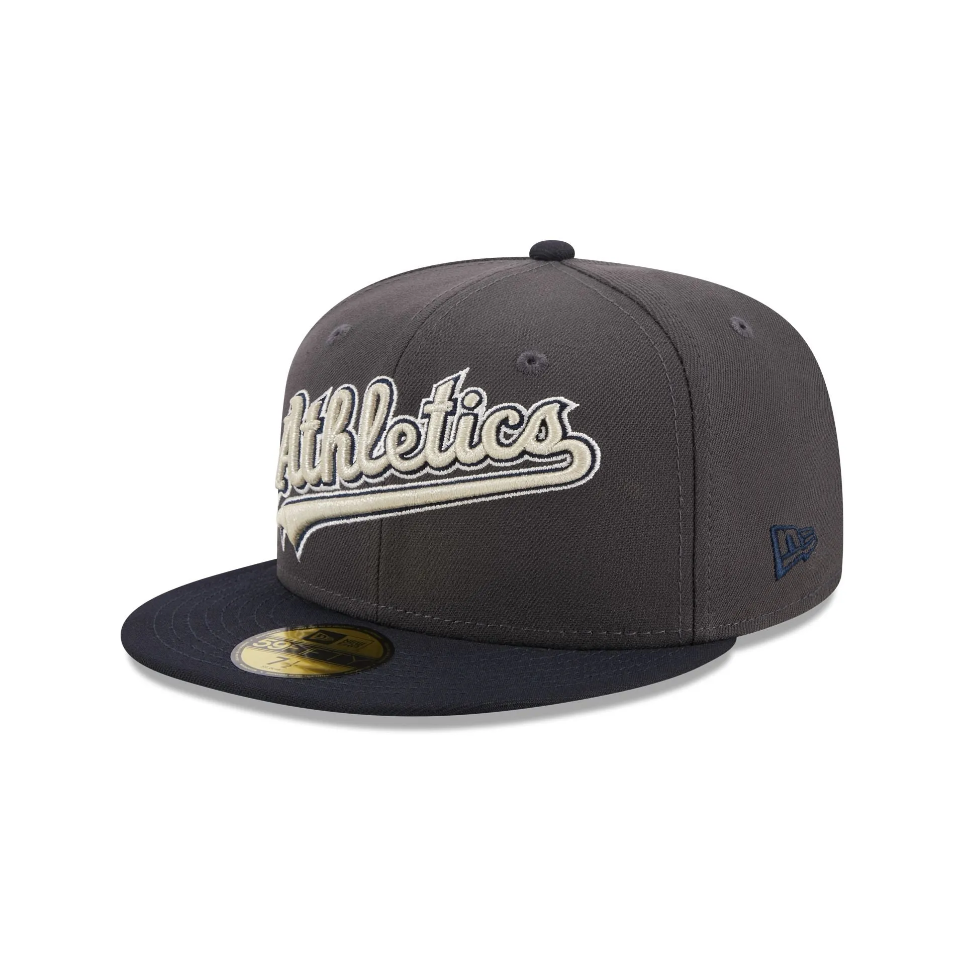 Oakland Athletics Graphite Crown 59FIFTY Fitted Hat sold by New Era product image thumbnail 3