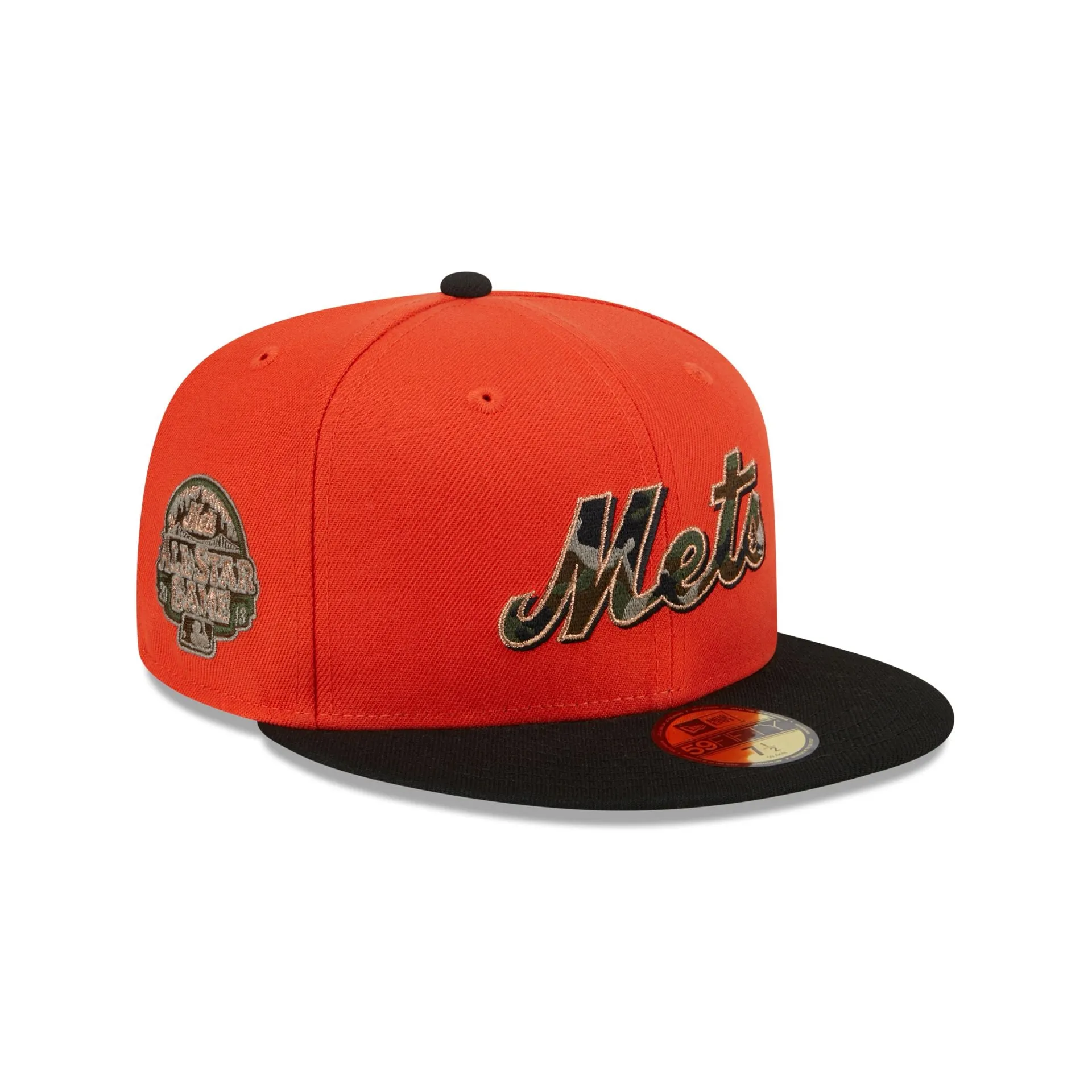 New York Mets Camo Fill 59FIFTY Fitted Hat sold by New Era