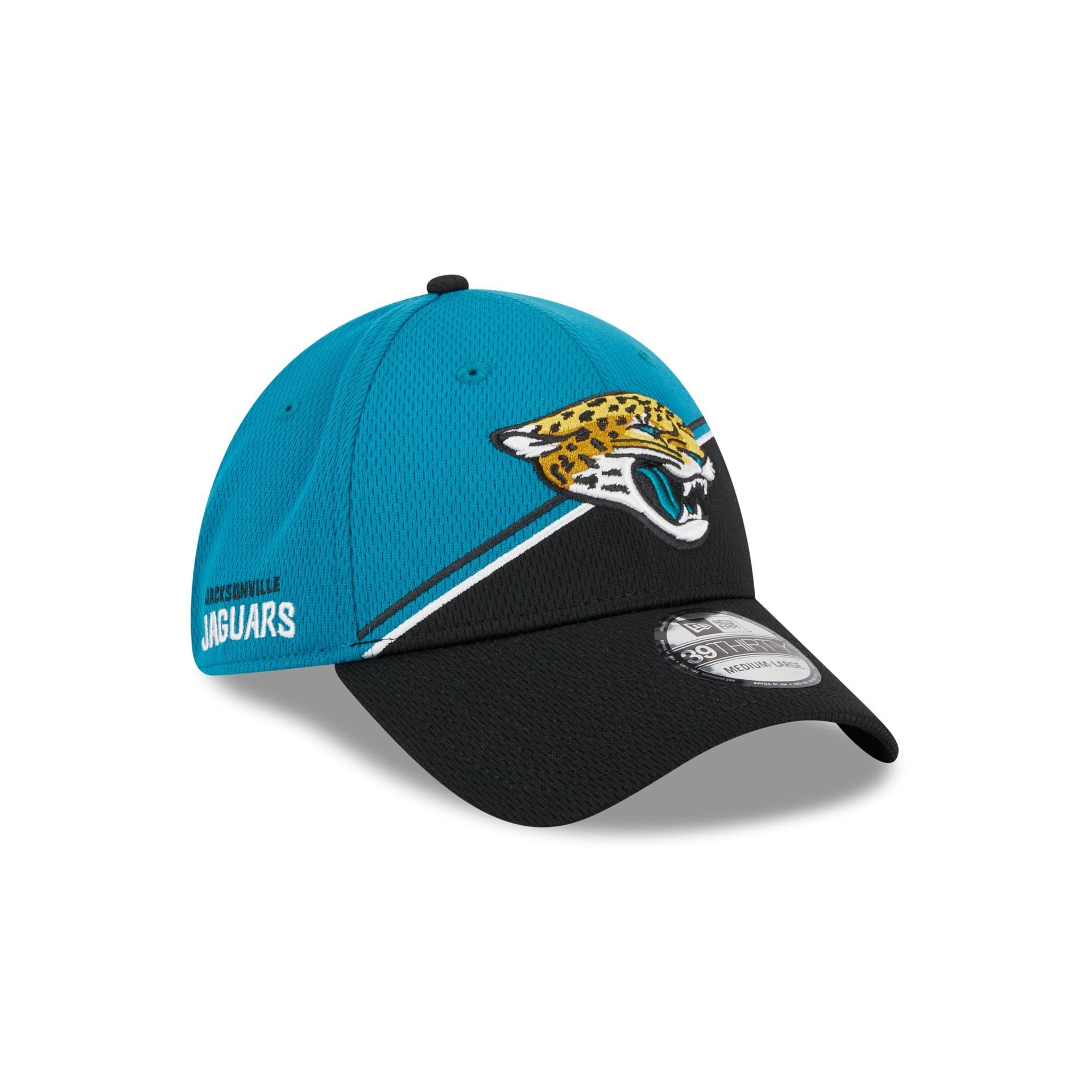 Jacksonville Jaguars 2023 Sideline 39THIRTY Stretch Fit Hat sold by New Era