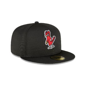 St. Louis Cardinals 2023 Clubhouse Black 59FIFTY Fitted Hat sold by New Era