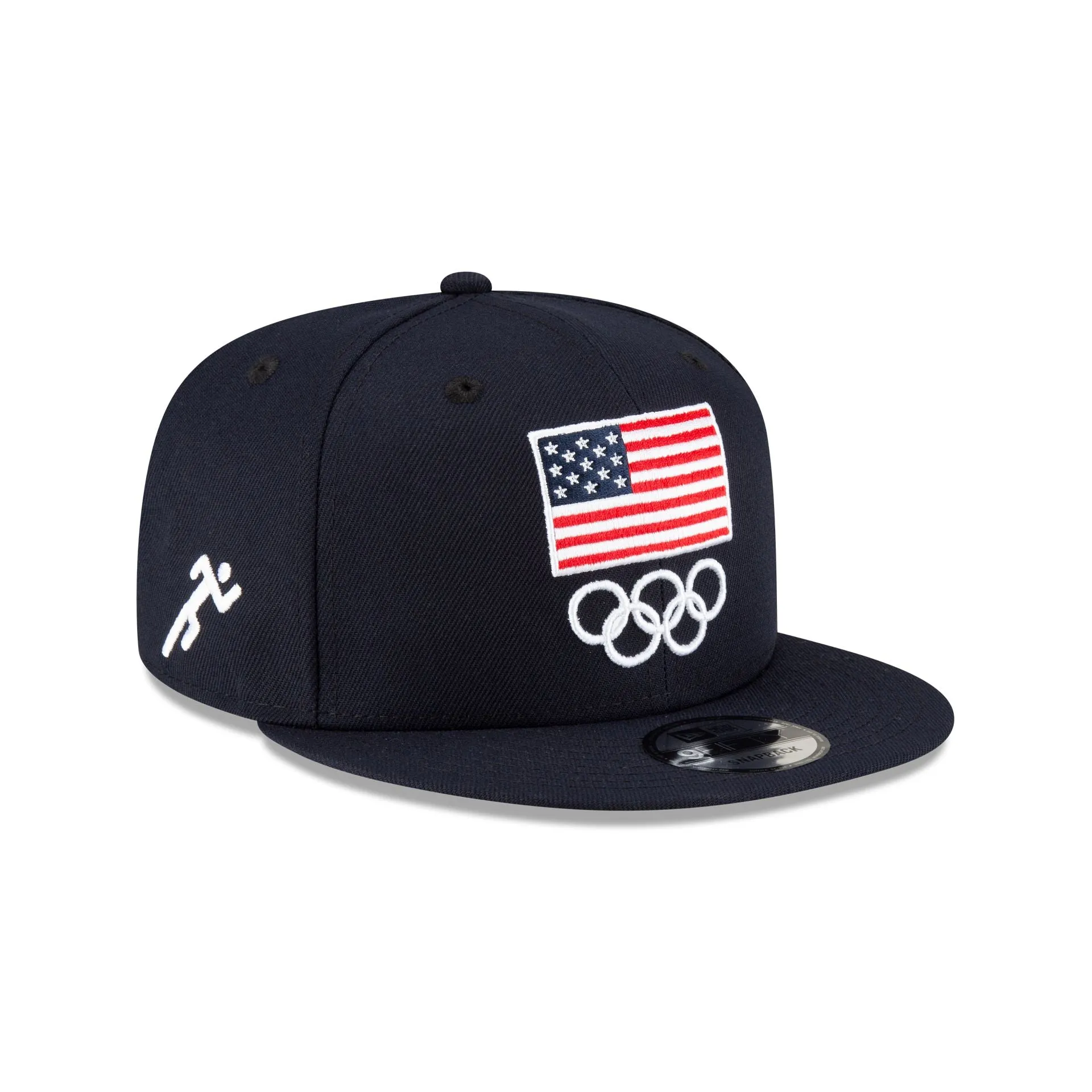 Team USA Track and Field Navy 9FIFTY Snapback Hat sold by New Era