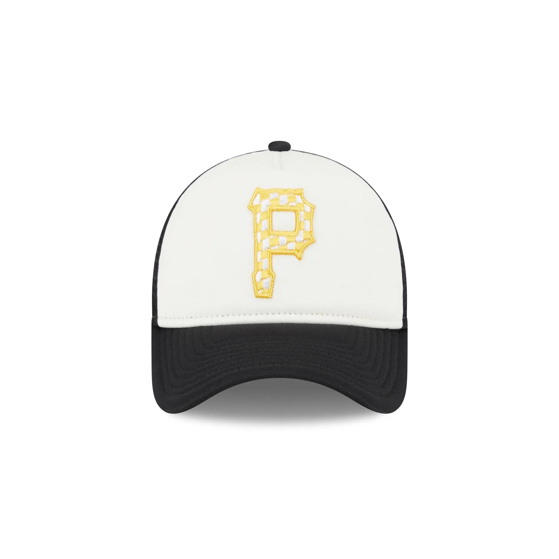 Pittsburgh Pirates Checkered Flag 9FORTY A-Frame Trucker Hat sold by New Era product image thumbnail 2