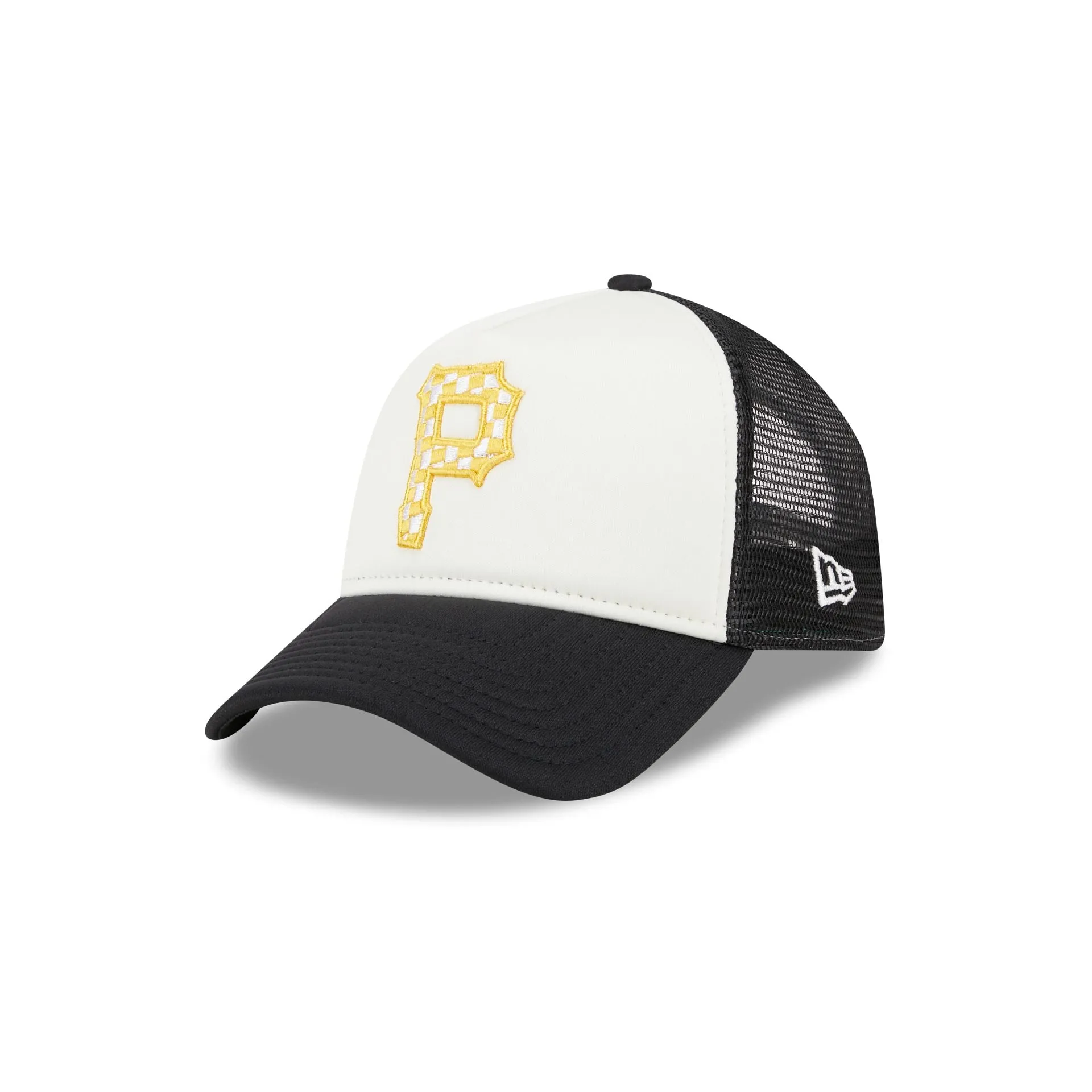 Pittsburgh Pirates Checkered Flag 9FORTY A-Frame Trucker Hat sold by New Era product image thumbnail 3