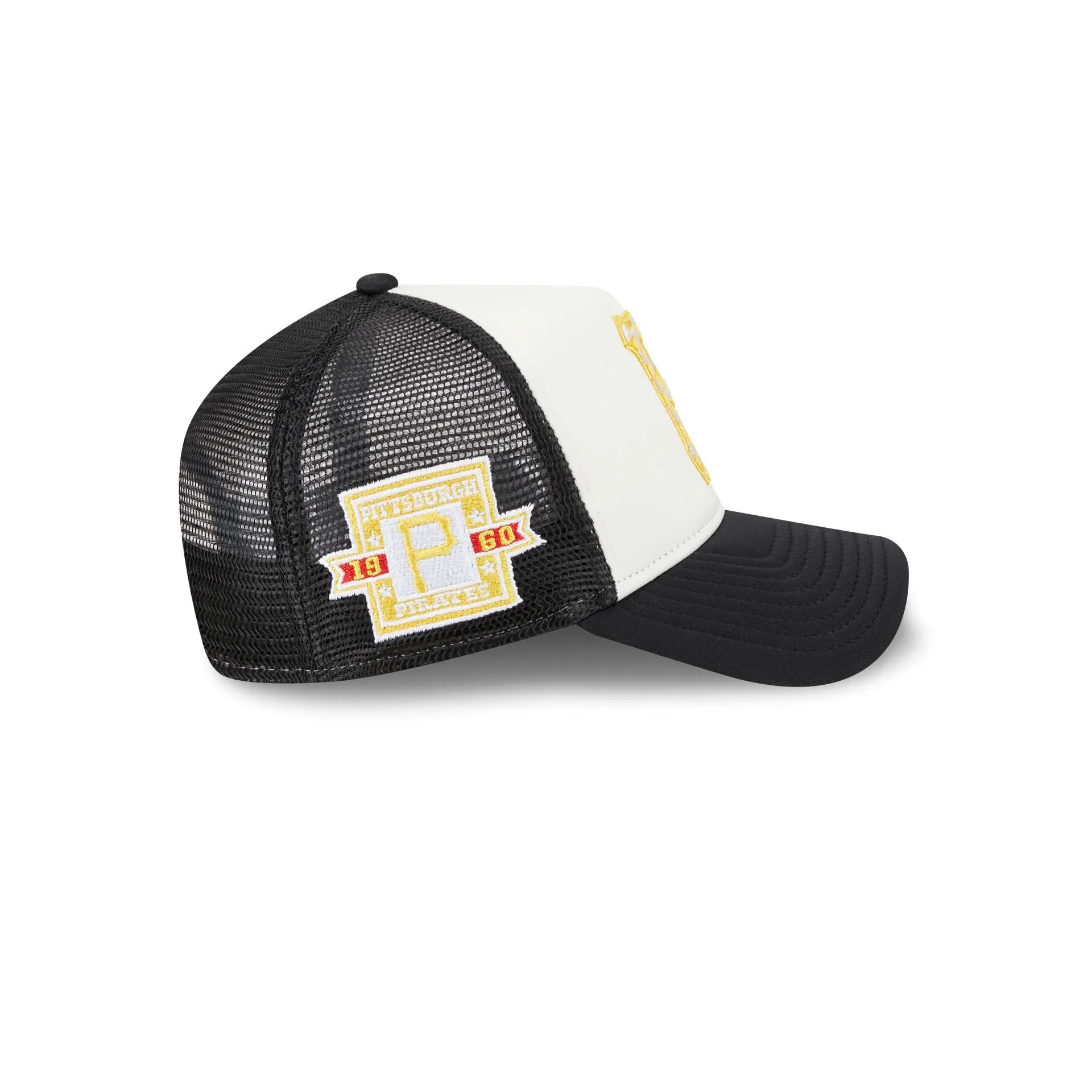 Pittsburgh Pirates Checkered Flag 9FORTY A-Frame Trucker Hat sold by New Era product image thumbnail 4