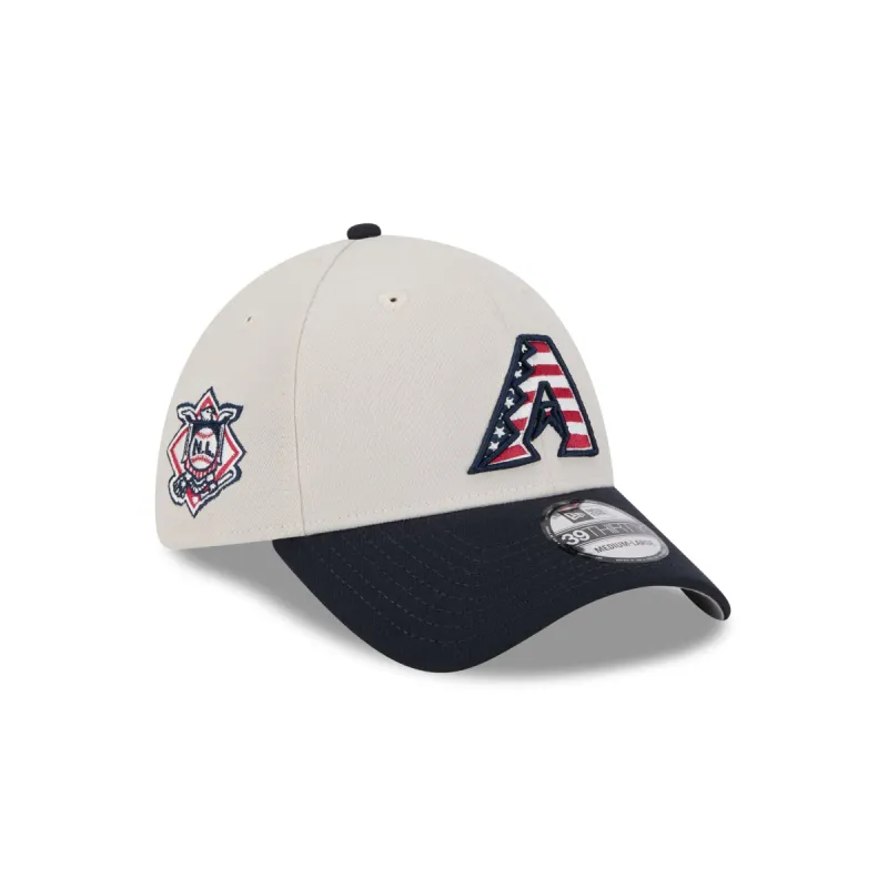 Arizona Diamondbacks Independence Day 2024 39THIRTY Stretch Fit Hat sold by New Era
