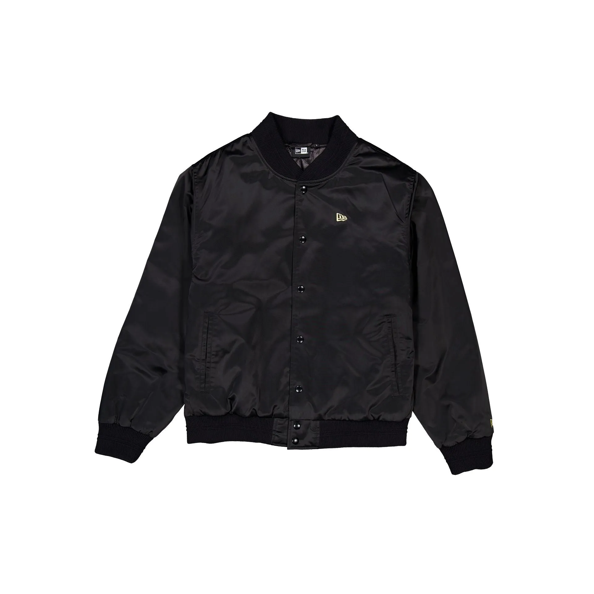 New Era Cap Essential Black Satin Bomber Jacket sold by New Era product image thumbnail 2